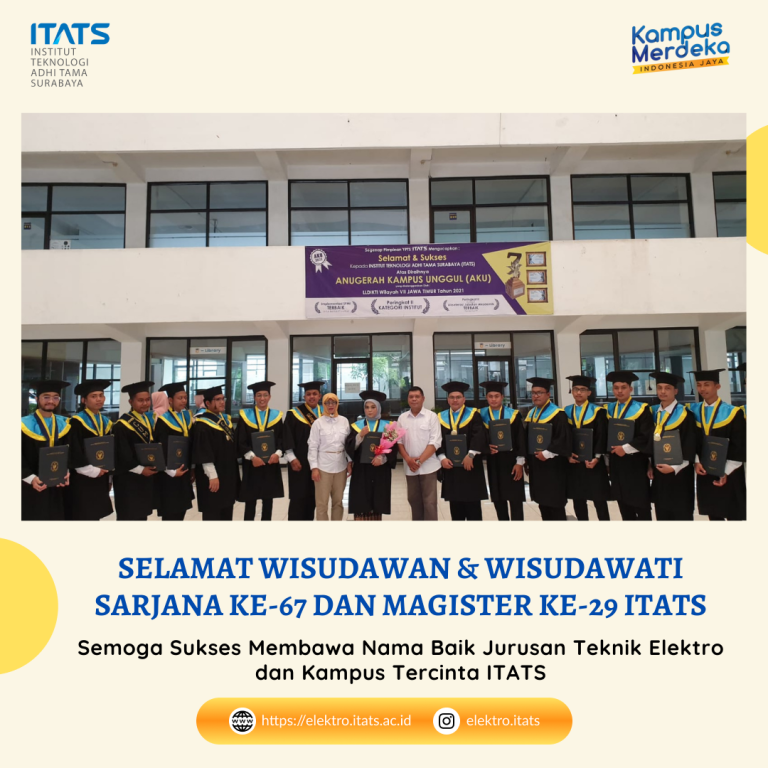 Wisuda Sarjana Ke-67 dan Magister Ke-29 Kampus ITATS