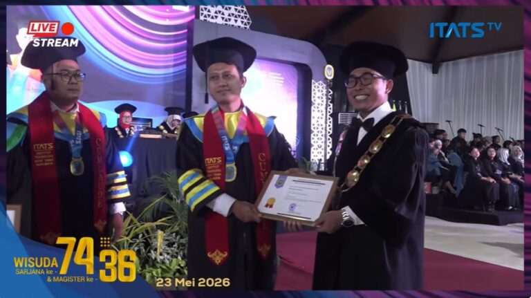 Wulung Aditya Raih Gelar Magister Teknik Industri ITATS dengan Predikat Cumlaude
