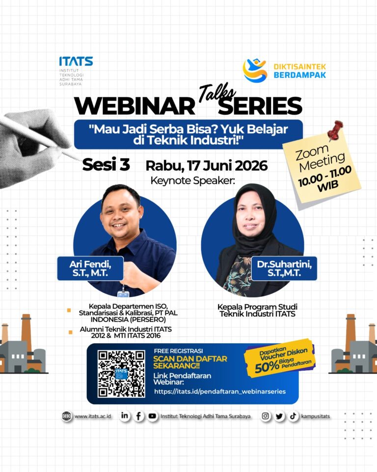 Pengenalan Program Teknik Industri ITATS bersama Alumni Ari Fendi, ST, MT kepada Siswa Siswa SMA/SMK/MA