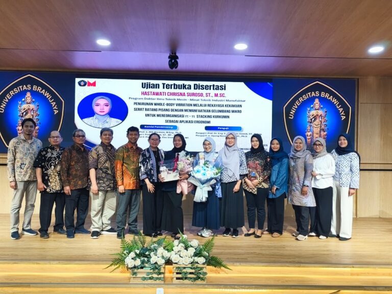 Peningkatan Kualifikasi Akademik Dosen Teknik Industri ITATS Tempuh Ujian Terbuka Disertasi Doktor di Universitas Brawijaya