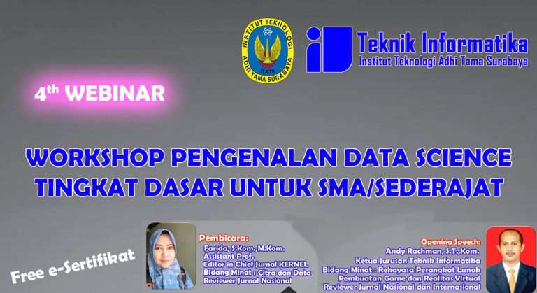 PELATIHAN DATA SCIENCE UNTUK SMA SEDERAJAT