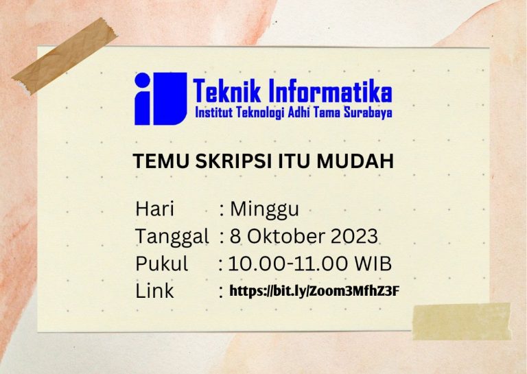 TEMU SKRIPSI ITU MUDAH GASAL 2023