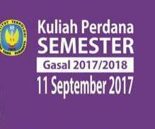 Jadual Kuliah Semester Gasal 2017/2018 Teknik Lingkungan ITATS