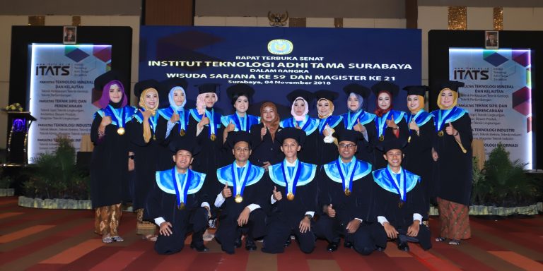 Selamat kepada ke 16 Wisudawan Teknik Lingkungan ITATS