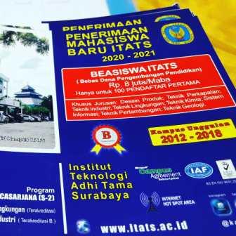 Penerimaan Mahasiswa Pindahan Teknik Lingkungan ITATS Semester Genap 2019/2020