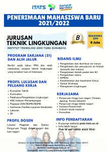 PENERIMAAN MAHASISWA BARU TEKNIK LINGKUNGAN 2021/2022 – Program Studi ...