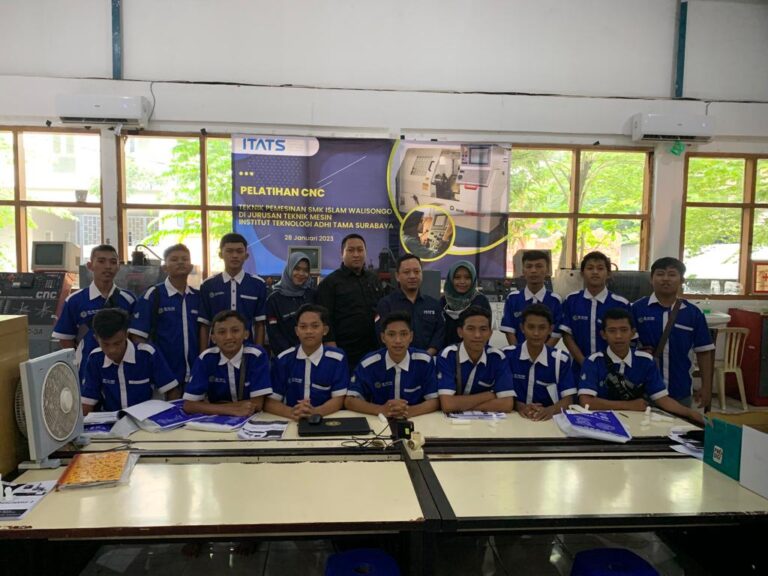 Pelatihan CNC bagi Siswa SMK Walisongo Mojokerto Bulan Januari 2023