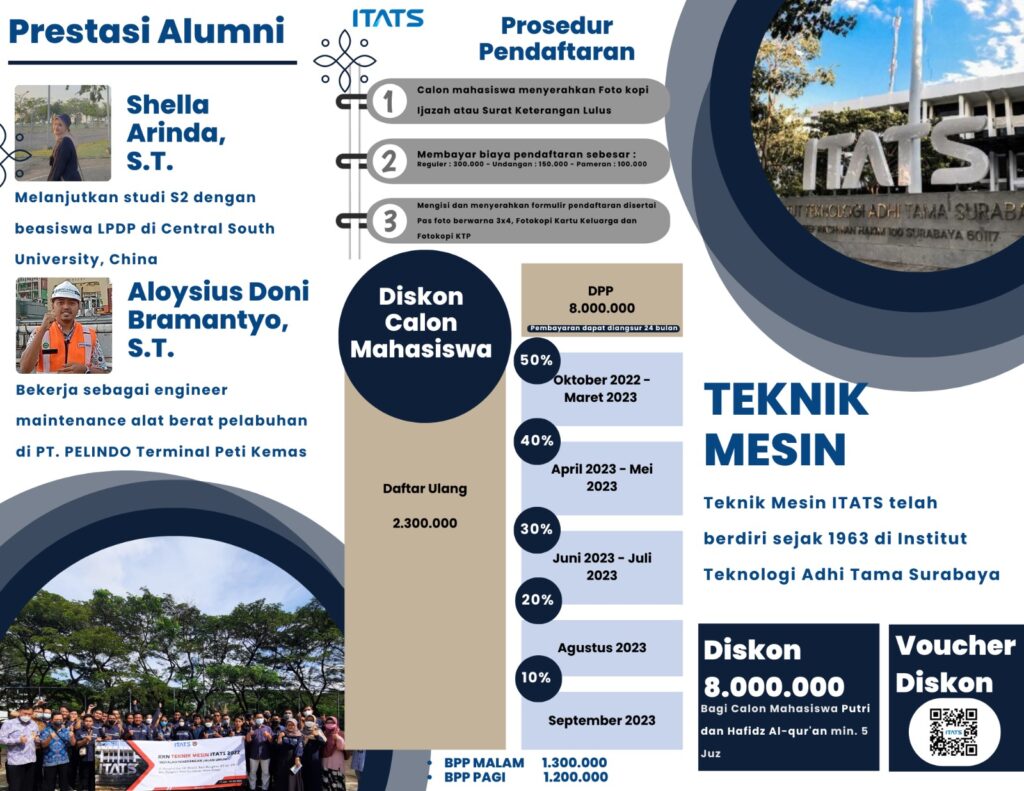 Penerimaan Mahasiswa Baru Teknik Mesin ITATS Tahun 2023 – Program Studi ...