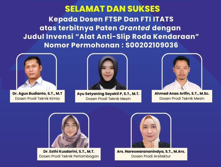 Selamat atas Granted Patent di November 2023