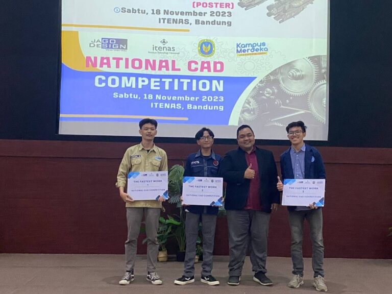 Selamat atas Prestasi di National CAD Competition 2023