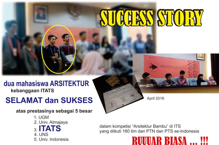 Mahasiswa Arsitektur Berprestasi