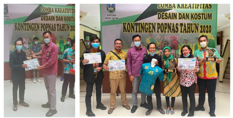 Yosea Have A Mahasiswa Arsitektur Itats Meraih Juara 1 Dan Best Quality Lomba Kreatifitas Desain Kostum Popnas Jatim