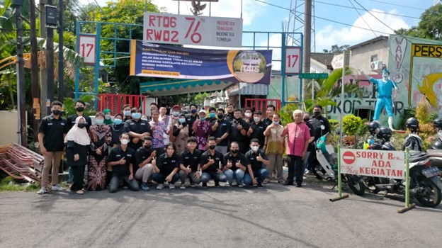 Pembangunan Gapura dan Pelatihan untuk warga :  Kegiatan KKN – PPM 2022 Jurusan Teknik Sipil