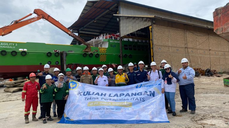 Program Studi Teknik Perkapalan ITATS Laksanakan Kuliah Lapangan di PT Orella Shipyard, Gresik.